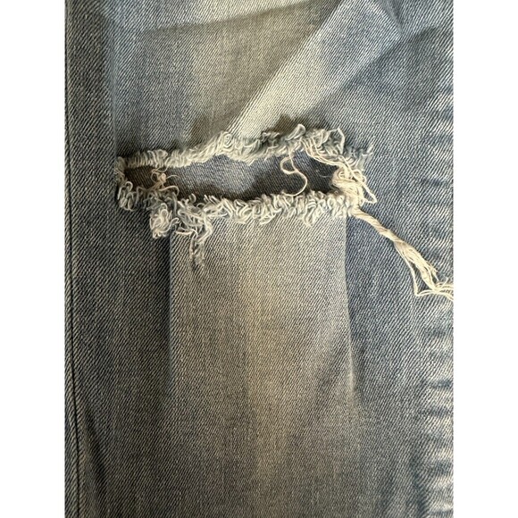Forever 21 Premium Denim Skinny Jeans Women’s 26 Blue Distressed Ripped Pants - Picture 15 of 16
